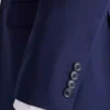 005874309alt5 Custom Tailored Navy Twill Suit Jacket for Men | OEM Blazer Manufacturing