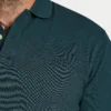 Cotton Regular Fit Long Sleeve Pique Polo Shirt, Forest
