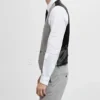 Paris Slim Fit Vest | Custom Stretch Fabric Waistcoat | OEM Manufacturing Service