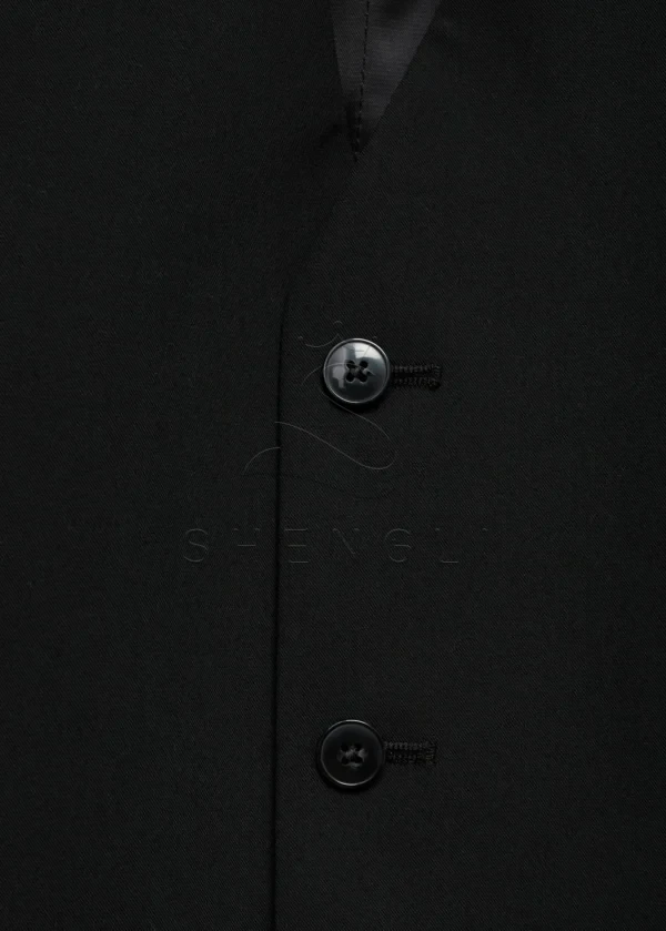 17051236_99_D8 Paris Slim Fit Vest | Custom Stretch Fabric Waistcoat | OEM Manufacturing for Fashion Brands