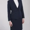 230404-15059_DD27581_DK28951_CH44430_detail_1 Women's Triacetate Formal Suit Jacket | Elegant Hotel & Restaurant Uniform | Custom OEM Service