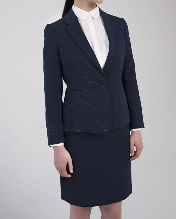 230404-15059_DD27581_DK28951_CH44430_detail_1 Women's Triacetate Formal Suit Jacket | Elegant Hotel & Restaurant Uniform | Custom OEM Service
