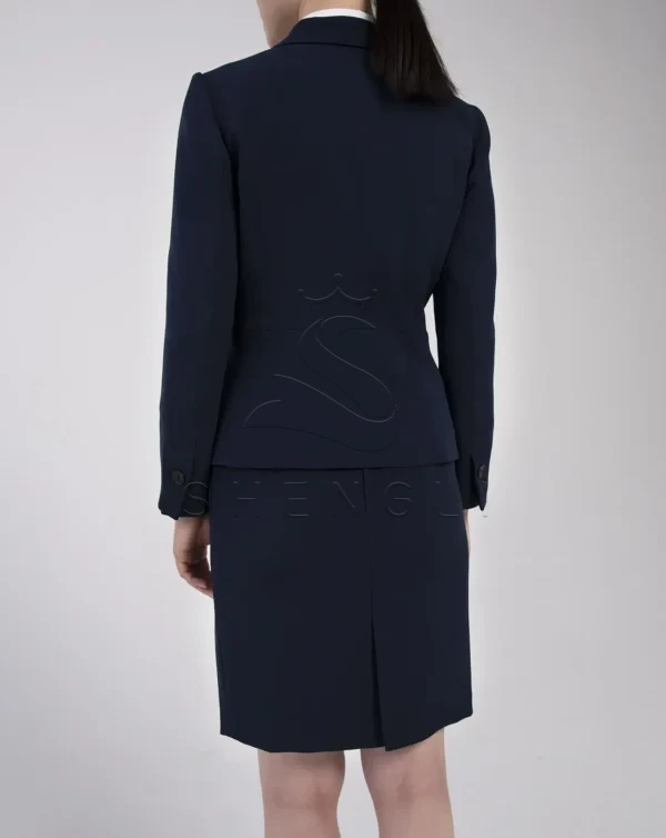 230404-15060_DD27581_DK28951_CH44430_detail_2 Women's Triacetate Formal Suit Jacket | Elegant Hotel & Restaurant Uniform | Custom OEM Service