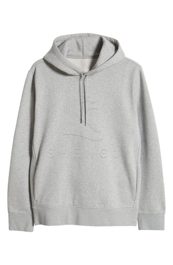 Grey Silk Light Vital Fleece Hoodie | Premium Custom Hoodies | OEM Manufacturing for Sportswear