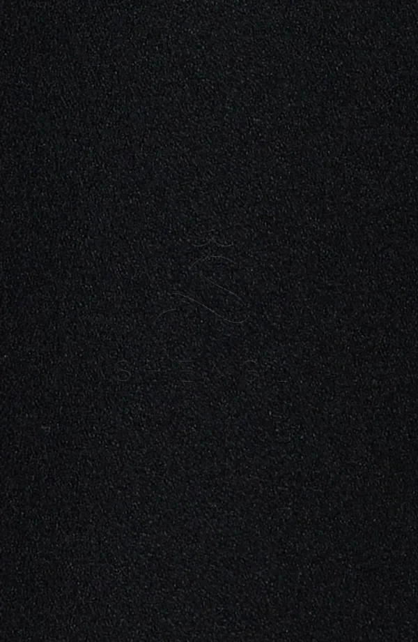 Custom Black Belted Midi Shirtdress | Professional Women's Dress | OEM Manufacturing Available