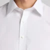 Premium Non-Iron White Dress Shirt | Trim Fit 100% Cotton | Custom OEM Service for Corporate