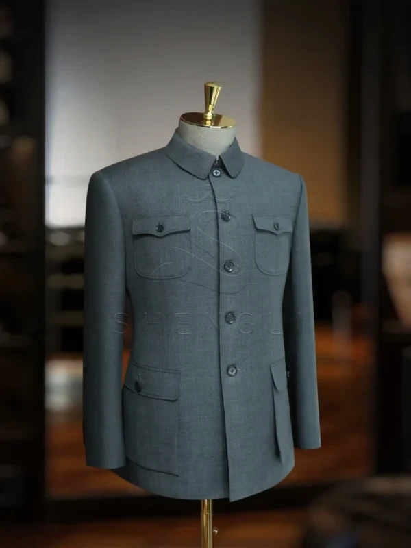 Mao Suit Zhongshan Jacket | Traditional Chinese Formal Wear for Men | Custom OEM Service for Bulk Orders