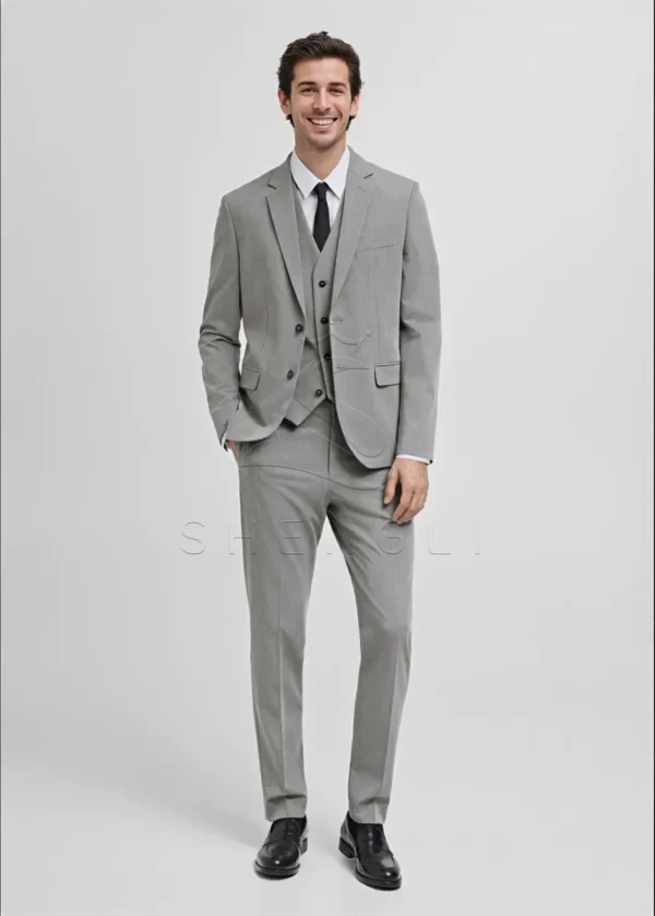 Paris Slim Fit Vest | Custom Stretch Fabric Waistcoat | OEM Manufacturing Service