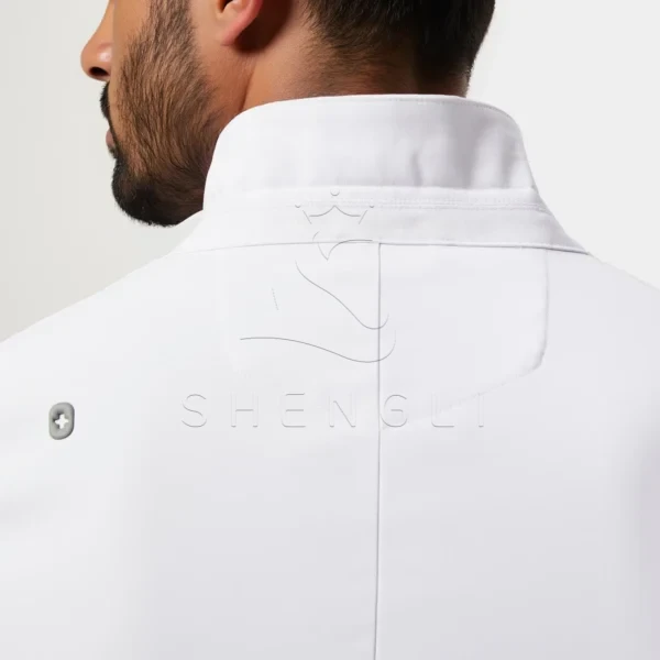 Harlem Short Lab Coat | Advanced Liquid Repellent & Anti-Static | Custom OEM Manufacturing