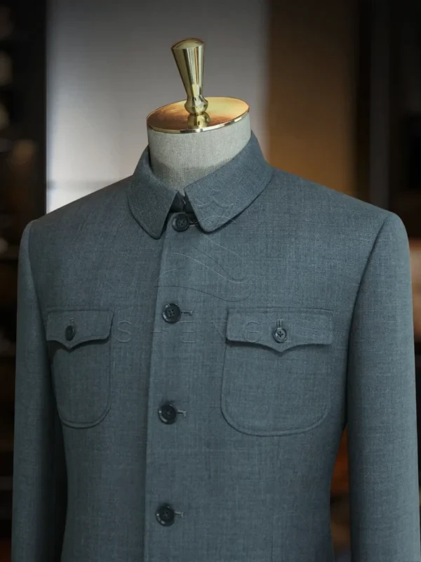 Mao Suit Zhongshan Jacket | Traditional Chinese Formal Wear for Men | Custom OEM Service for Bulk Orders