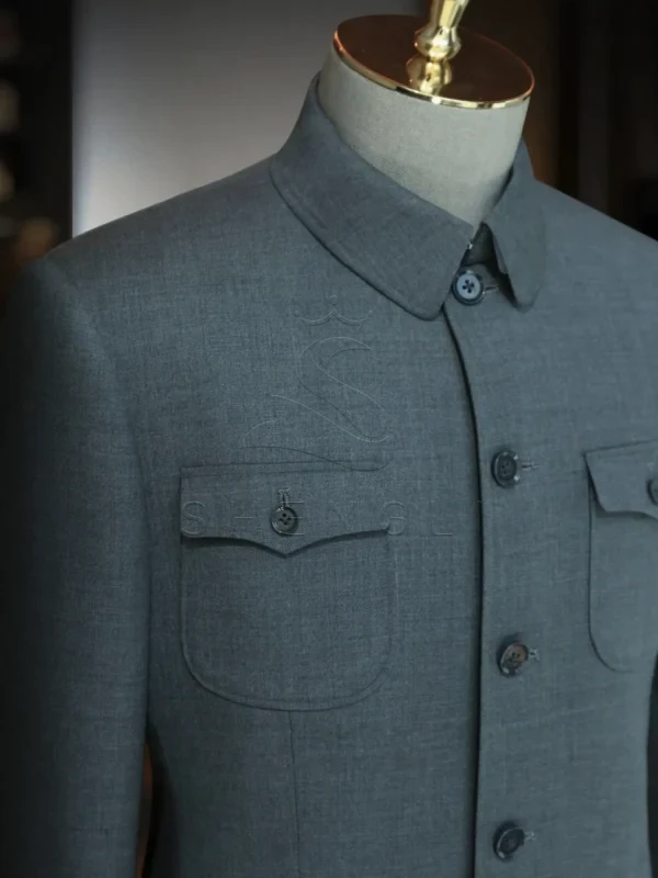 Mao Suit Zhongshan Jacket | Traditional Chinese Formal Wear for Men | Custom OEM Service for Bulk Orders