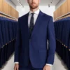 ComfyUI_00013_kbgjv_1758121302 Custom Tailored Navy Twill Suit Jacket for Men | OEM Blazer Manufacturing
