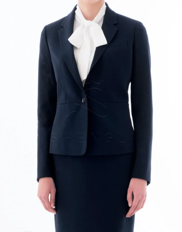 DD2758-1_TriacetateSuits_b (1) Women's Triacetate Formal Suit Jacket | Elegant Hotel & Restaurant Uniform | Custom OEM Service