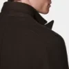 Custom Brown Wool Cashmere Overcoat | Italian Fabric | Luxury Outerwear for OEM & Bulk Orders