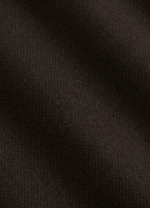Custom Brown Wool Cashmere Overcoat | Italian Fabric | Luxury Outerwear for OEM & Bulk Orders