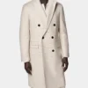 Custom Sand Wool Cashmere Overcoat | Premium Italian Fabric | OEM Manufacturing