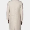 Custom Sand Wool Cashmere Overcoat | Premium Italian Fabric | OEM Manufacturing