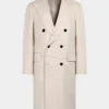 Custom Sand Wool Cashmere Overcoat | Premium Italian Fabric | OEM Manufacturing