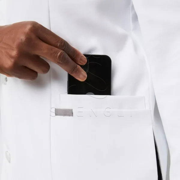 Professional Lab Coat with Liquid Repellent Technology | Multi-Functional Design | Custom OEM Manufacturing