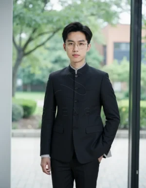 Modern Zhongshan Suit | Premium Chinese Style Formal Wear | Custom Tailored Mao Suit for Weddings & Ceremonies