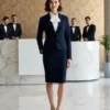 Name_flux_00001_nccoi_1759046135 Women's Triacetate Formal Suit Jacket | Elegant Hotel & Restaurant Uniform | Custom OEM Service