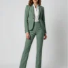 Name_flux_00001_pbqej_1758351688 Custom Women's Sage Green Suit Blazer & Trousers Set | Luxury Wool Blend OEM