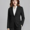 Custom Women's Black Executive Suit | Super 120s Merino Wool | OEM Tailoring