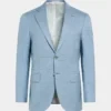 Light Blue Havana Suit | Italian Tropical Wool | Custom Tailored Business Suit