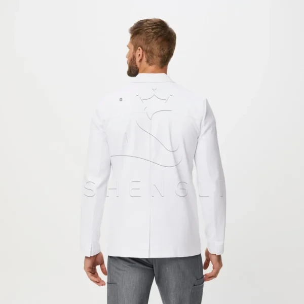 Harlem Slim Short Lab Coat | Premium Technical Fabric | Custom OEM Manufacturing