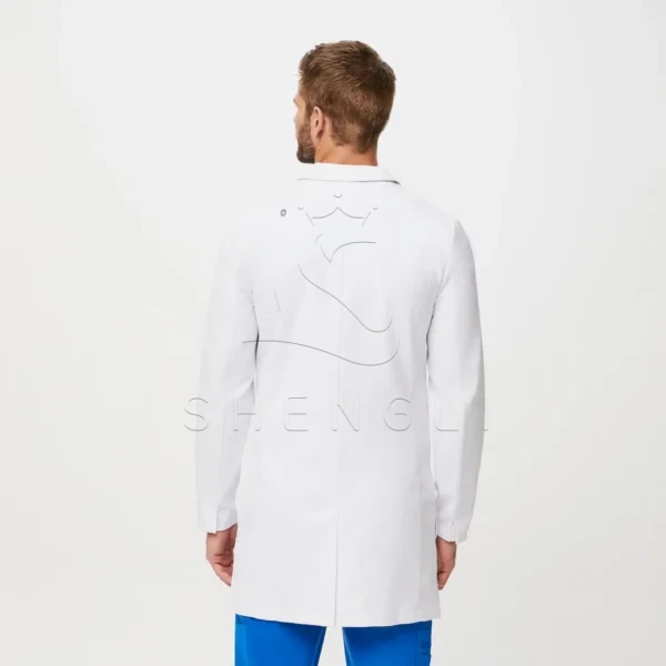 Harlem Slim Long Lab Coat | Technical Comfort Fabric | Custom OEM Manufacturing