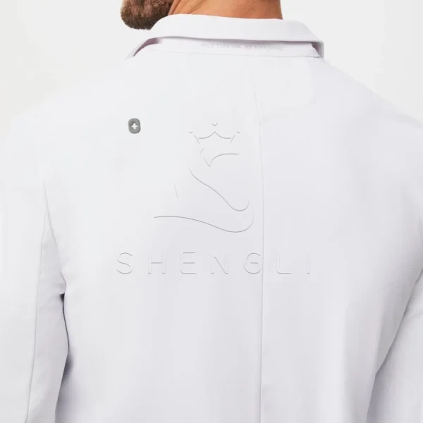 Harlem Slim Long Lab Coat | Technical Comfort Fabric | Custom OEM Manufacturing