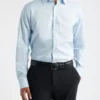 Blue Skyway Performance Dress Shirt | Modern Trim Fit | Moisture-Wicking & Wrinkle-Resistant