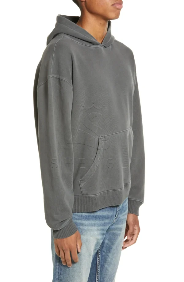 c351d2a0-a026-43b4-ad84-f967abf001e9 (2) Grey Core Oversize Organic Cotton Brushed Terry Hoodie | Custom OEM Service Available