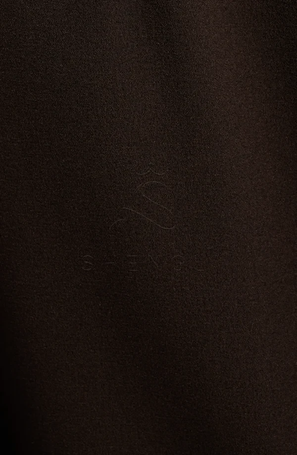 c4f531da-3822-43f1-9402-b10a6f2cf7c5 Custom Brown Belted Midi Shirtdress | Professional Women's Dress | OEM Manufacturing