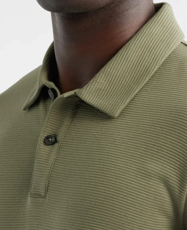 Custom Medium Green Long Sleeve Polo Shirt | 100% Cotton Slim Fit | OEM Embroidery Available