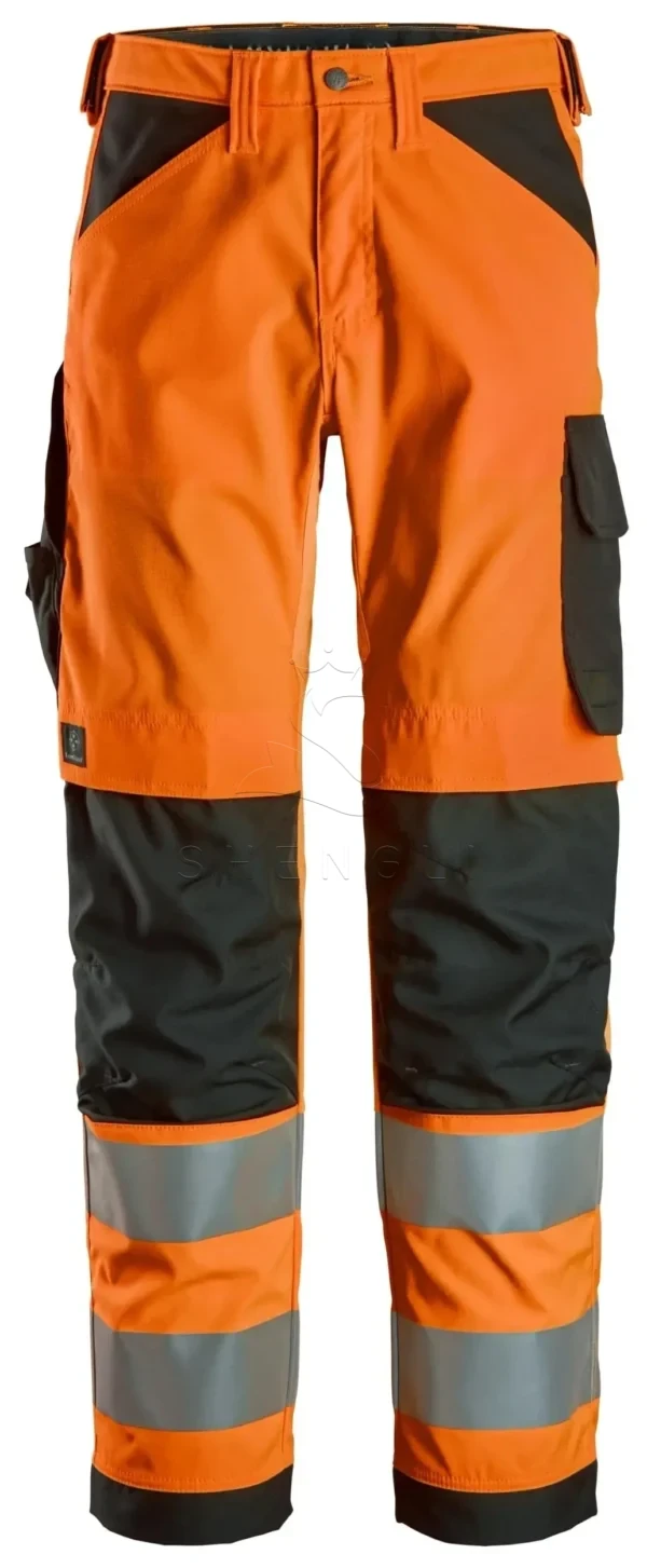High-Visibility Class 2 Work Trousers | EN ISO 20471 Certified | CORDURA® Reinforced | Custom OEM Manufacturing