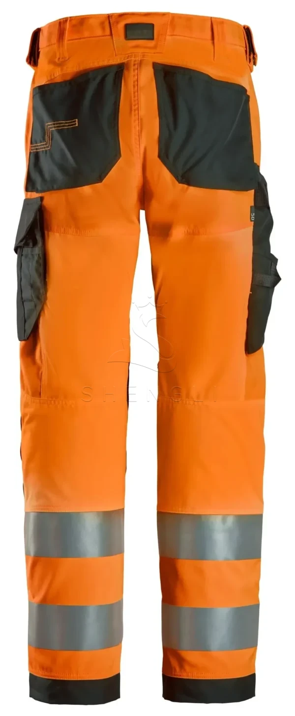 High-Visibility Class 2 Work Trousers | EN ISO 20471 Certified | CORDURA® Reinforced | Custom OEM Manufacturing