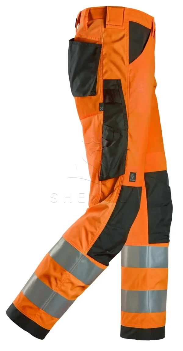 High-Visibility Class 2 Work Trousers | EN ISO 20471 Certified | CORDURA® Reinforced | Custom OEM Manufacturing
