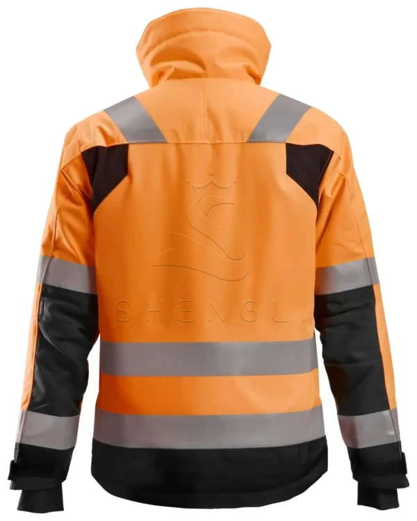 High-Visibility Class 3 Insulated Work Jacket with 37.5® Technology | EN 20471 & EN 342 Certified | Custom OEM Manufacturing