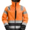 High Visibility Waterproof Jacket Class 3 | EN ISO 20471 & EN 343 Certified | Custom OEM Manufacturing-orange\Black