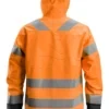 High Visibility Waterproof Jacket Class 3 | EN ISO 20471 & EN 343 Certified | Custom OEM Manufacturing-orange\Black