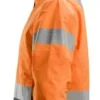High Visibility Waterproof Jacket Class 3 | EN ISO 20471 & EN 343 Certified | Custom OEM Manufacturing-orange\Black