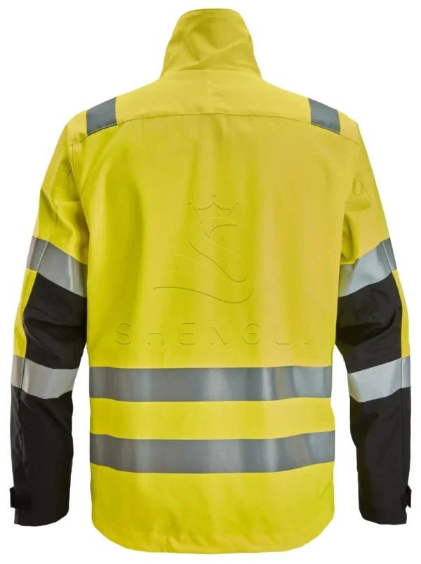 Professional Class 2/3 High-Visibility Safety Jacket | EN ISO 20471 Certified | Custom OEM Manufacturing-yellow\Black
