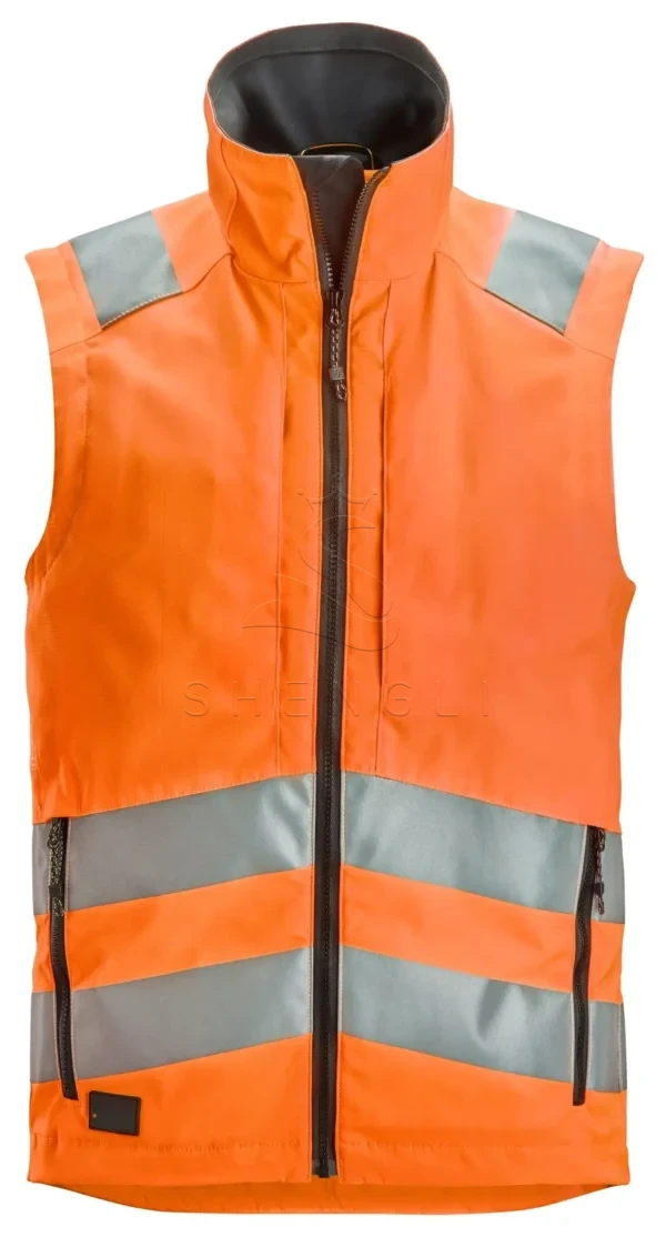DM_20251008182207_004_cleanup Eco-Advanced High-Visibility Safety Vest | EN ISO 20471 Certified | Multi-Functional Design-orange