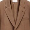 Beige School Blazer for Boys | Durable Machine-Washable Wool Blend | Custom OEM Solutions