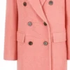 DM_20251017095623_007 Herringbone Cashmere Blend Long Coat in Blush Pink | Custom Luxury Outerwear Manufacturing