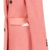 DM_20251017095623_008 Herringbone Cashmere Blend Long Coat in Blush Pink | Custom Luxury Outerwear Manufacturing