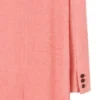 DM_20251017095623_009 Herringbone Cashmere Blend Long Coat in Blush Pink | Custom Luxury Outerwear Manufacturing