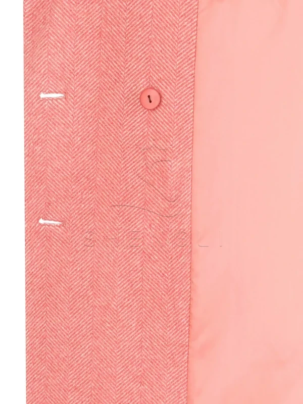 DM_20251017095623_010 Herringbone Cashmere Blend Long Coat in Blush Pink | Custom Luxury Outerwear Manufacturing