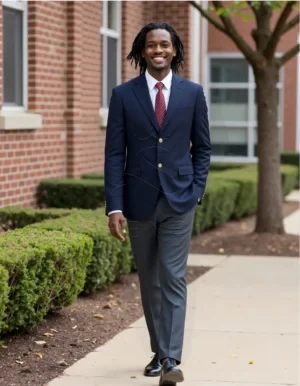 Premium Navy Blue School Blazer | Durable Wool Blend | Custom Uniform Solutions